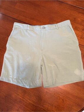 Faherty Shorts Mens 34 Green All Day Chino 7" Stretch Performance Casual Resort